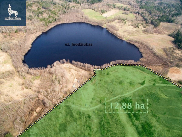 Parduodamas sklypas Petrauskų k., Trakų r. sav., 1288 a ploto 2