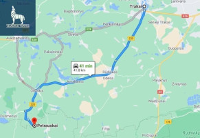 Parduodamas  sklypas Petrauskų k., Trakų r. sav., 1288 a ploto 9
