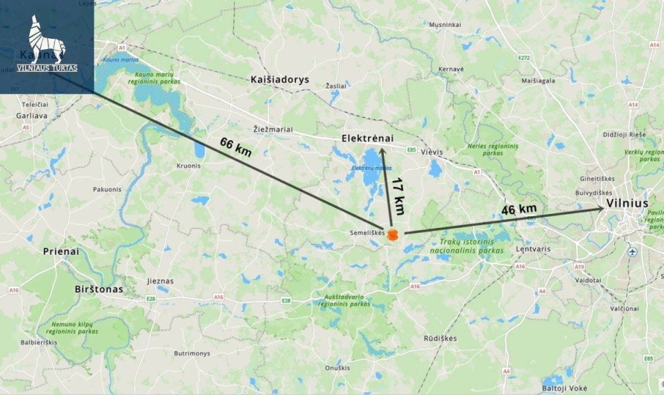 Parduodamas  sklypas Semeliškių k., Elektrėnų sav., 373 a ploto 15