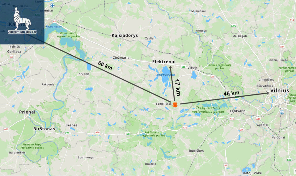 Parduodamas  sklypas Semeliškių k., Elektrėnų sav., 373 a ploto 16