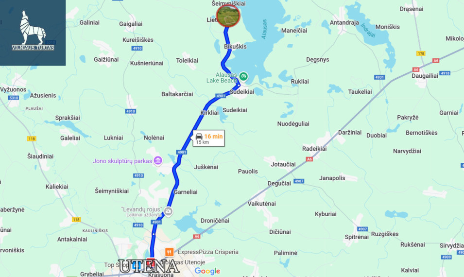 Parduodamas kitos paskirties sklypas Šeimyniškių k., Utenos r. sav., 81.57 a ploto 17