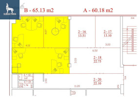 Nuomojamos administracinės patalpos Švitrigailos g., Naujamiestis, Vilniaus m., Vilniaus m. sav., 65 m2 ploto 9