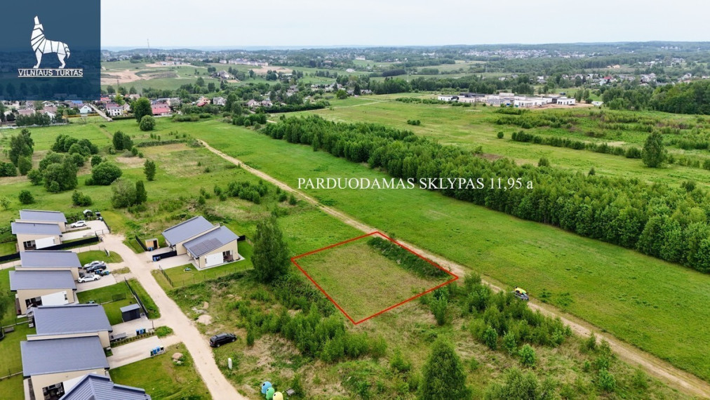 Parduodamas sklypas Vilniaus r. sav., Pakalniškių k., Saturno g., 11.95 a ploto 5