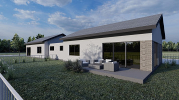 Parduodamas namas Kauno r. sav., Poderiškių k., Saulėgrąžų g., 103.61 m2 ploto, 1 aukštai 3