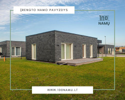 Parduodamas namas Pievų g., Neveronių k., Kauno r. sav., 79.35 m² ploto 4 kambariai 2