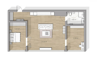 Parduodamas butas Kalvarijų g., Šnipiškės, Vilniaus m., Vilniaus m. sav., 72 m2 ploto, 3 kambariai 14