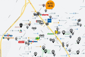 Parduodamas butas Vėtrungių g., Fabijoniškės, Vilniaus m., Vilniaus m. sav., 42 m2 ploto, 1 kambariai 33