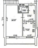 Parduodamas butas Radviliškio g., Centras, Panevėžio m., Panevėžio m. sav., 36.00 m² ploto 1 kambarys 15