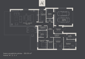 Parduodamas namas Jurginų g., Lindiniškių k., Vilniaus r. sav., 225 m2 ploto, 1 aukštai 5