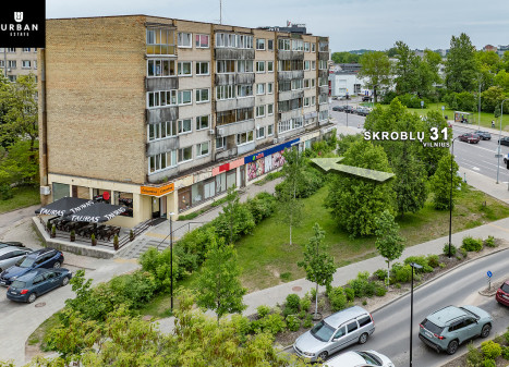 Parduodamas butas Skroblų g., Naujamiestyje, Vilniuje, 106.93 kv.m ploto, 2 kambariai