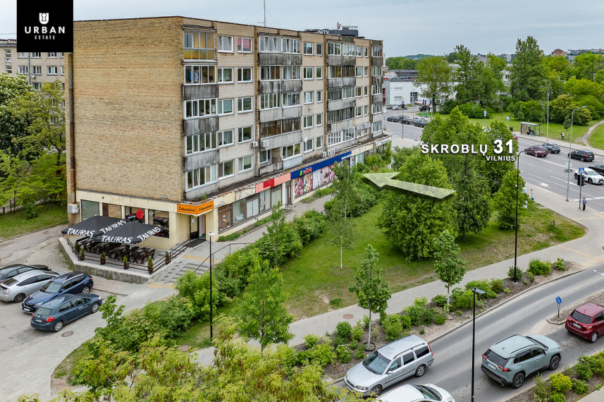 Parduodamas butas Skroblų g., Naujamiestyje, Vilniuje, 106.93 kv.m ploto, 2 kambariai 1