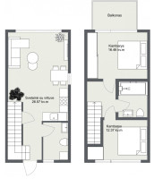 Parduodamas namas Šventosios g., Šventoji, Palangos m., Palangos m. sav., 69 m² ploto 3 kambariai 30
