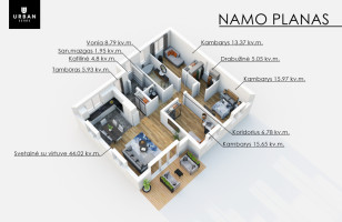 Parduodamas namas Pavilnys, Vilniaus m., Vilniaus m. sav., 122.31 m² ploto 4 kambariai 21