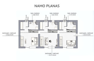Parduodamas namas Uosių Sodų 10-oji g., Tarandė, Vilniaus m., Vilniaus m. sav., 114 m2 ploto, 2 aukštai 14