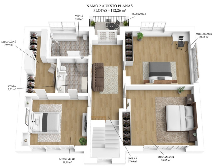 Parduodamas namas Vakarinė g., Širvintų m., Širvintų r. sav., 293.79 m2 ploto, 2 aukštai 32