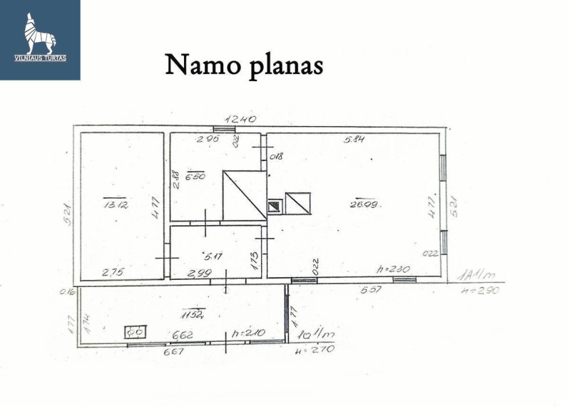 Parduodamas namas Smališkių k., Šalčininkų r. sav., 63.6 m2 ploto, 1 aukštai 24