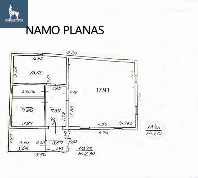 Parduodamas namas Kelpučių k., Ignalinos r. sav., 79.98 m2 ploto, 1 aukštai 24