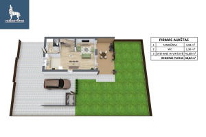 Parduodamas namas Ryliškių g., Tarandė, Vilniaus m., Vilniaus m. sav., 94.56 m2 ploto, 2 aukštai 30