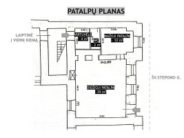 Nuomojamos administracinės, paslaugų, prekybos patalpos Šv. Stepono g., Naujamiestis, Vilniaus m., Vilniaus m. sav., 55 m2 ploto 25