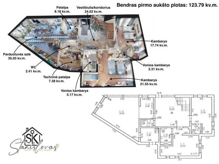 PARDUODAMAS PILNAI ĮRENGTAS PASTATAS SU 6 APARTAMENTAIS IR KAVINE – ŠILALĖJE, VASARIO 16-OSIOS G. 4 9