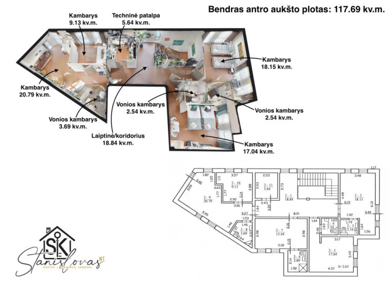 PARDUODAMAS PILNAI ĮRENGTAS PASTATAS SU 6 APARTAMENTAIS IR KAVINE – ŠILALĖJE, VASARIO 16-OSIOS G. 4 18