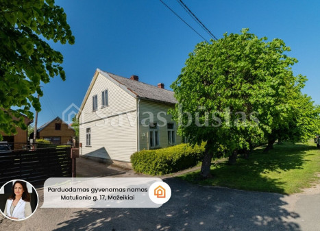Parduodamas namas P. Matulionio g., Mažeikių m., Mažeikių r. sav., 118.35 m2 ploto, 1 aukštai Parduodamas namas P. Matulionio g., Mažeikių m., Mažeikių r. sav., 118.35 m2 ploto, 1 aukštai