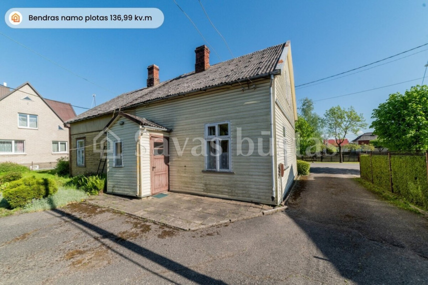 Parduodamas namas P. Matulionio g., Mažeikių m., Mažeikių r. sav., 118.35 m2 ploto, 1 aukštai 2