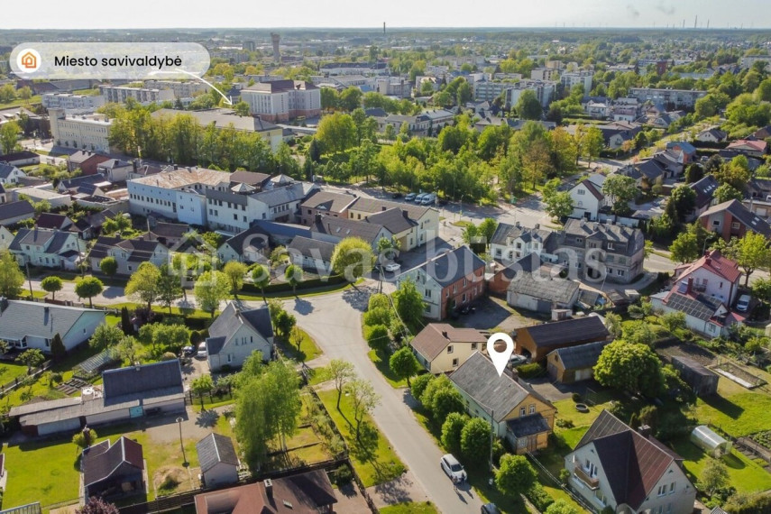 Parduodamas namas P. Matulionio g., Mažeikių m., Mažeikių r. sav., 118.35 m2 ploto, 1 aukštai 18