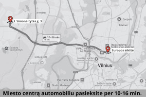 Parduodamas butas I. Simonaitytės g., Pilaitė, Vilniaus m., Vilniaus m. sav., 70.48 m2 ploto, 2 kambariai 32