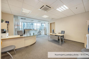 Nuomojamos administracinės patalpos Lvivo g., Šnipiškės, Vilniaus m., Vilniaus m. sav., 50 m2 ploto 3
