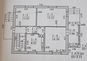 Parduodamas namas Vasario 16-osios g., Ukmergės m., Ukmergės r. sav., 58.01 m2 ploto, 1 aukštai 11
