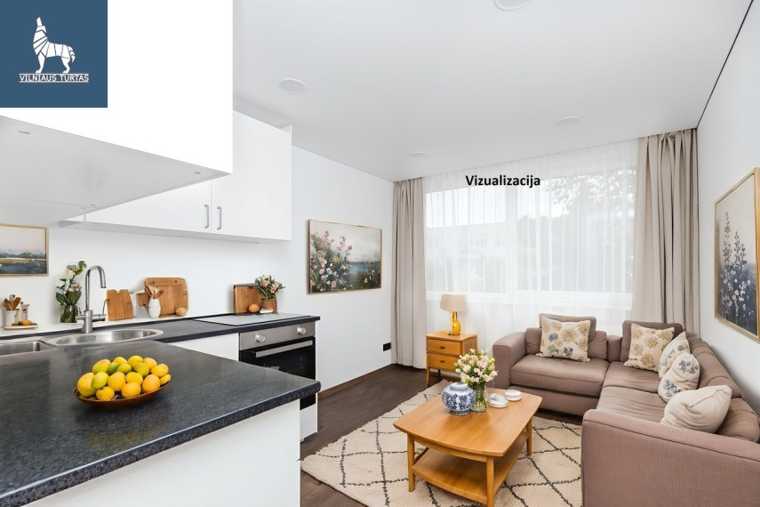 Parduodamas butas Širvintų g., Šnipiškės, Vilniaus m., Vilniaus m. sav., 34 m2 ploto, 2 kambariai 5