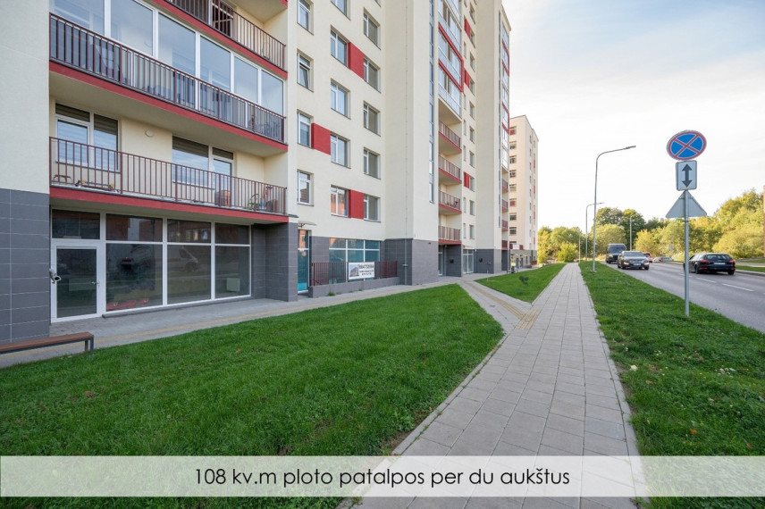 Parduodamos administracinės, paslaugų, prekybos patalpos Rygos g., Justiniškės, Vilniaus m., Vilniaus m. sav., 108 m2 ploto 3
