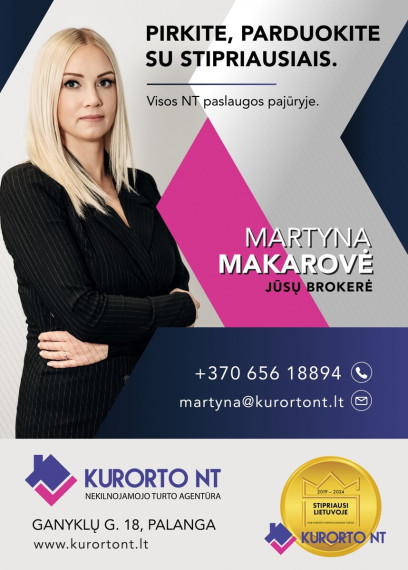 Parduodamas namas Akacijų g., Palangos m., Palangos m. sav., 67 m2 ploto, 1 aukštai 2