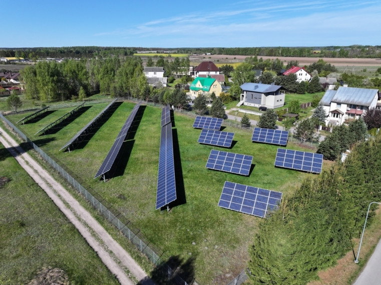 Parduodamas 50 a. žemės sklypas su 150 kW saulės elektrine Rudaminos k., Vilniaus rajone 6