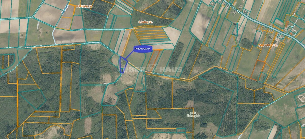 Parduodamas namų valdos paskirties sklypas Pauškių k., Rietavo sav., 115 a ploto 2