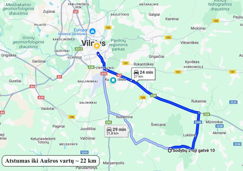Parduodamas namas Sodybų 2-oji g., Juodiškių k., Vilniaus r. sav., 50 m2 ploto, 2 aukštai 32