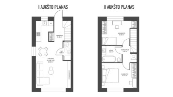 Parduodamas namas Juodupio g., Kalnėnai, Vilniaus m., Vilniaus m. sav., 64 m2 ploto, 2 aukštai 12