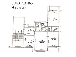 Parduodamas butas Medeinos g., Pašilaičiuose, Vilniuje, 66.89 kv.m ploto 20