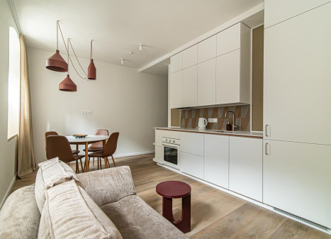 Nuomojamas butas Šv. Dvasios g., Senamiestis, Vilniaus m., Vilniaus m. sav., 39.52 m² ploto 2 kambariai