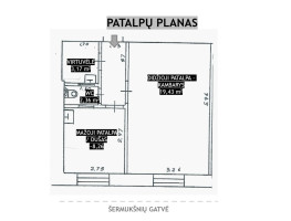 Nuomojamos administracinės, paslaugų, prekybos patalpos Šermukšnių g., Naujamiestis, Vilniaus m., Vilniaus m. sav., 42 m2 ploto 20