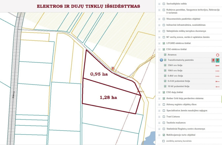 Parduodamas žemės ūkio paskirties sklypas Šlikių k., Klaipėdos r. sav., 128 a ploto 2