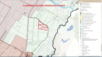 Parduodamas žemės ūkio paskirties sklypas Šlikių k., Klaipėdos r. sav., 128 a ploto 5