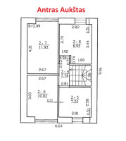 Parduodamas namas V. Kavolio, Romainiai, Kauno m., Kauno m. sav., 99.38 m2 ploto, 2 aukštai 4