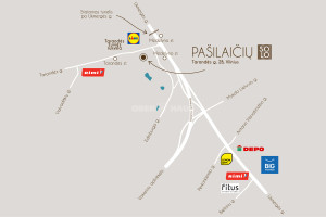 Parduodamas butas Tarandės g. , Pašilaičiai, Vilniaus m., Vilniaus m. sav., 46.49 m2 ploto, 2 kambariai 12