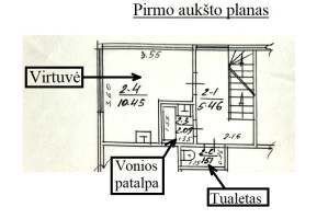 Parduodamas namas Pajuostės pl., Skaistakalnis, Panevėžio m., Panevėžio m. sav., 56.91 m2 ploto, 2 aukštai 5