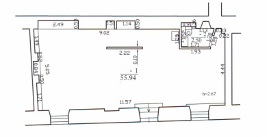 Nuomojamos administracinės, paslaugų, prekybos patalpos Šv. Mikalojaus g., Senamiestis, Vilniaus m., Vilniaus m. sav., 58.44 m2 ploto 15