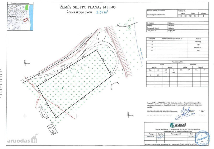 Parduodamas sklypas Ožkinių g., Naujieji Verkiai, Vilniaus m., Vilniaus m. sav., 21.6 a ploto 3