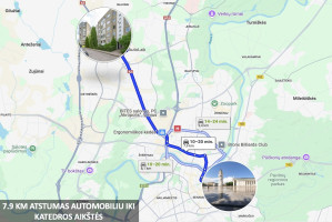 Parduodamas butas Gedvydžių g., Fabijoniškės, Vilniaus m., Vilniaus m. sav., 50.04 m2 ploto, 2 kambariai 25