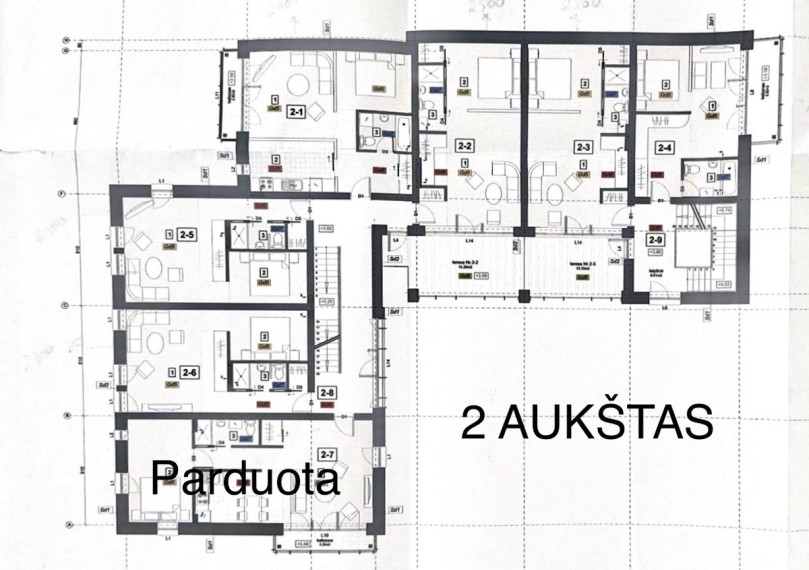 Parduodamas butas K. Donelaičio g., Rusnės mstl., Šilutės r. sav., 39.34 m2 ploto, 2 kambariai 13